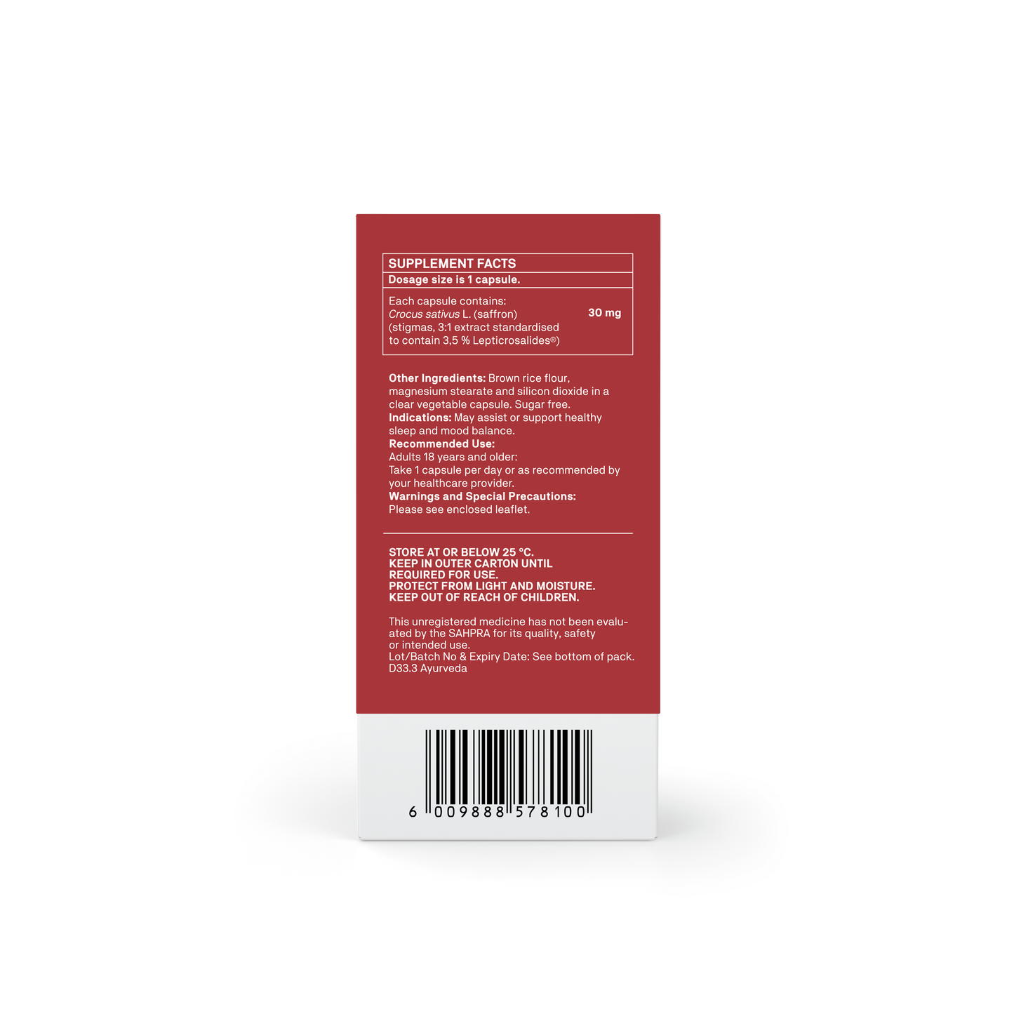 Natroceutics Saffron Bioactive 30 Capsules